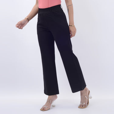 HIGH WAIST TROUSER WITH SPANDEX WFB1007