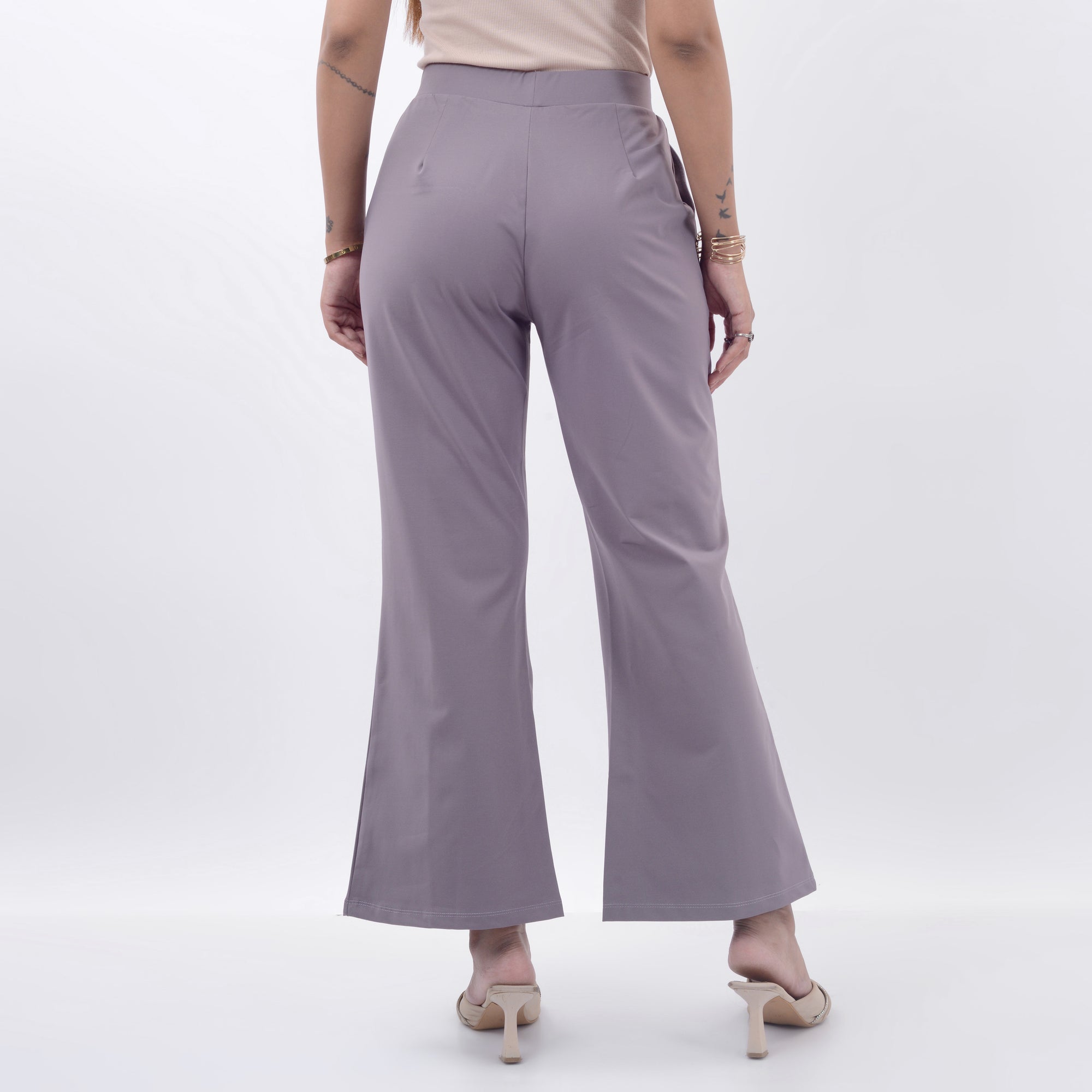 BOOT CUT TROUSERS WITH SPANDEX WFB1004