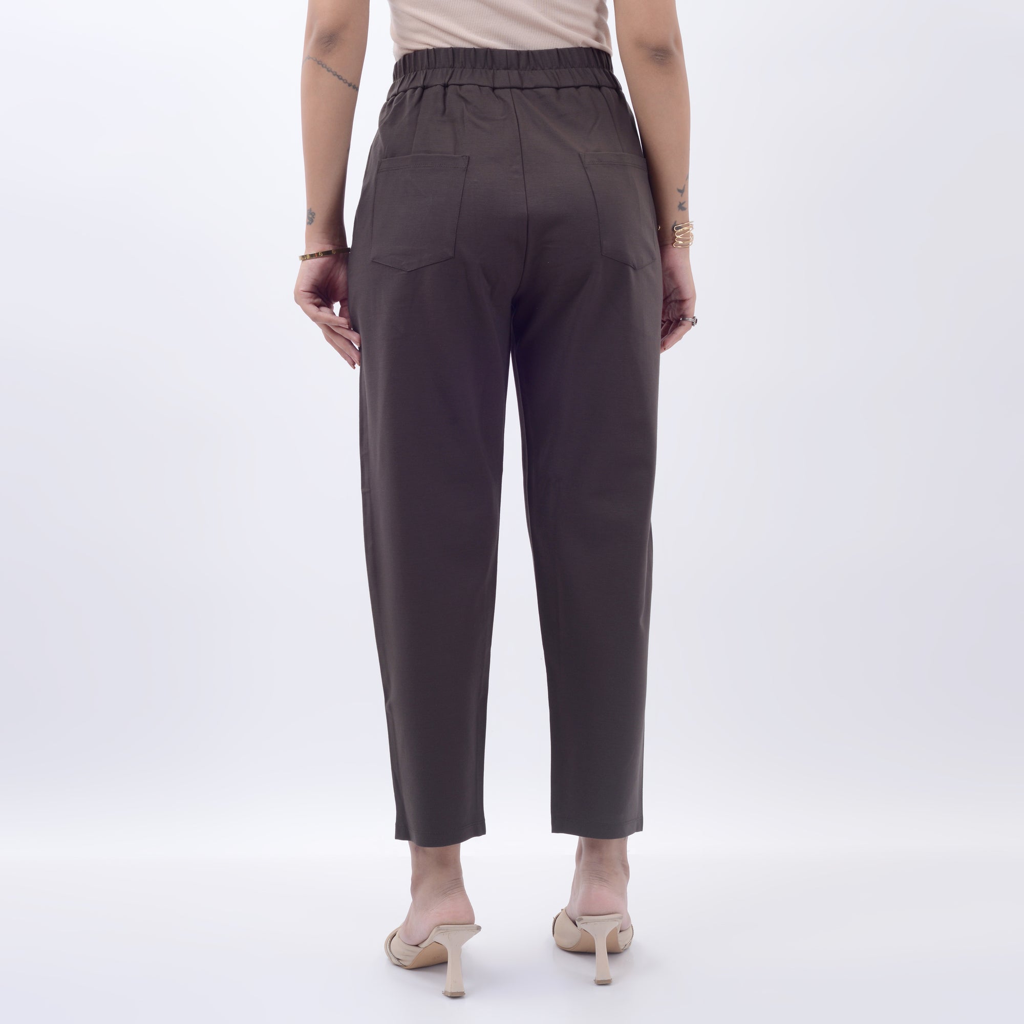STRAIGHT FIT PANTS WITH SPANDEX WFB1011