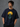 Men's Dark Blue 'Howling Wolf & Full Moon' Graphic Back Print T-Shirt