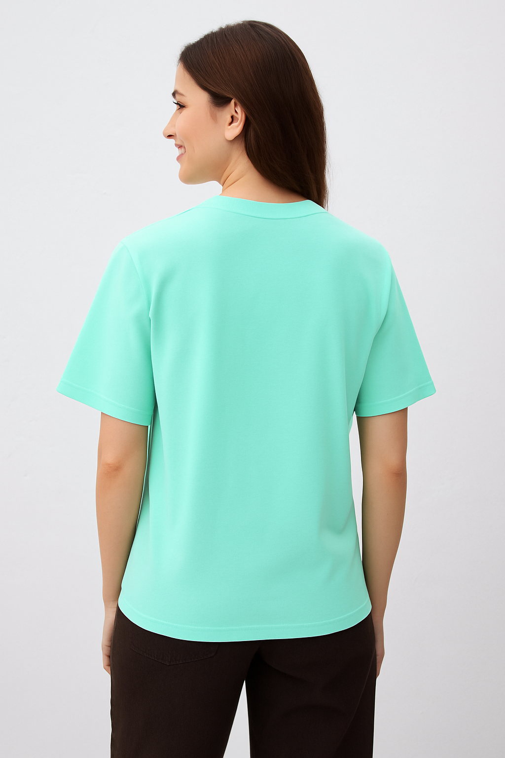 Push Your Limit Women's Oversized Tee – Aqua Mint