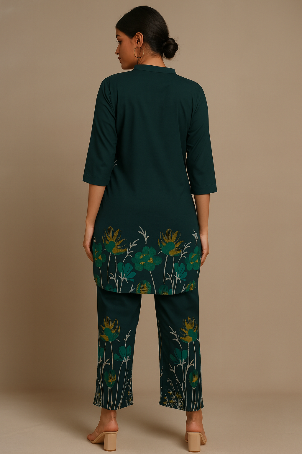 Floral Printed Kurta Set