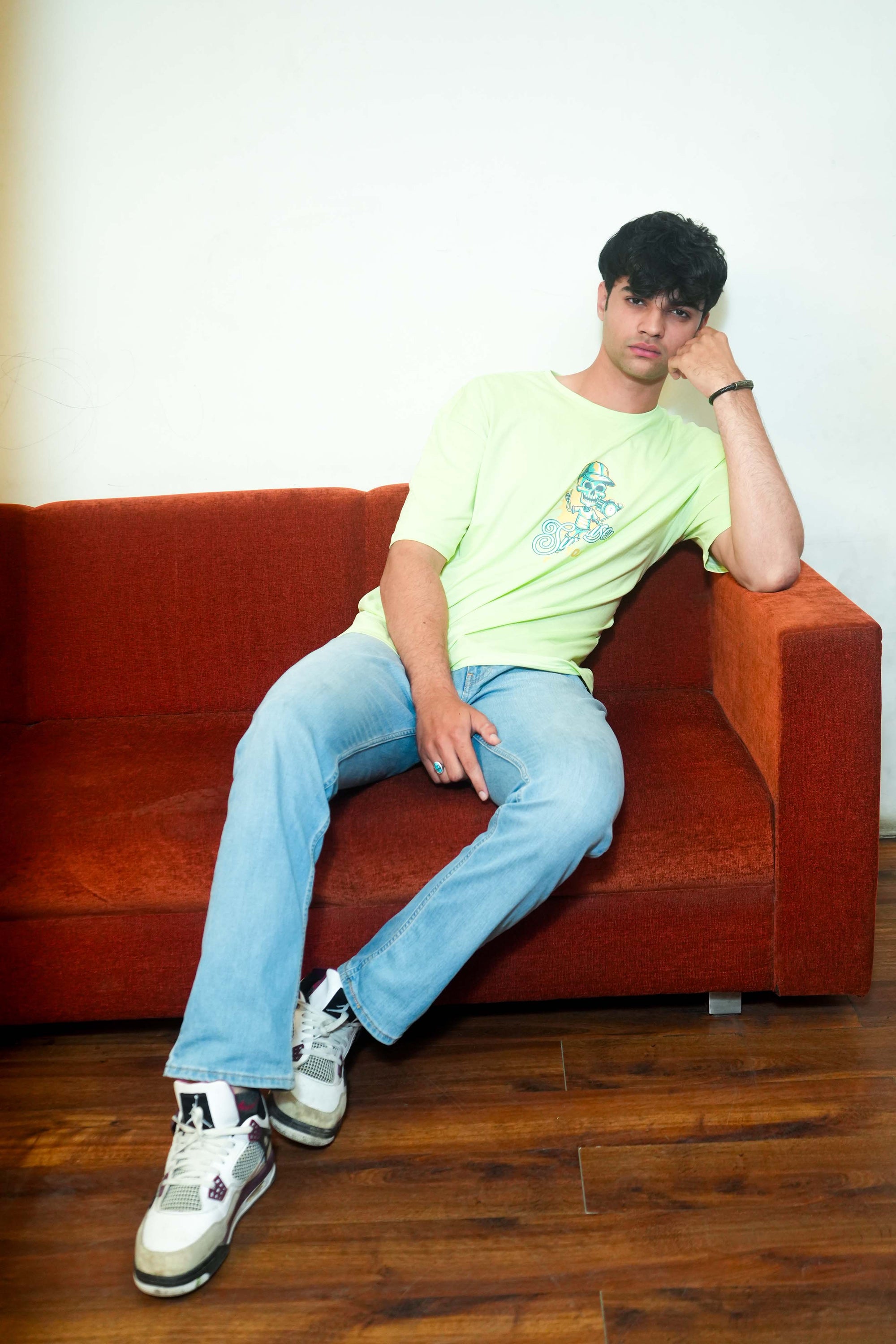 Neon Lime Graphic RoundNeck Tee – A Surprise For You