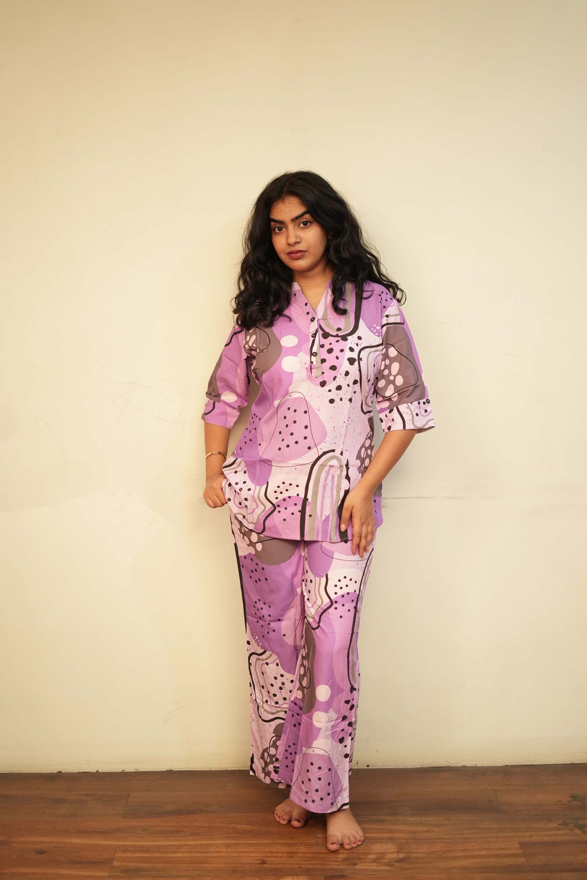 Abstract Artistic Kurta & Palazzo Set