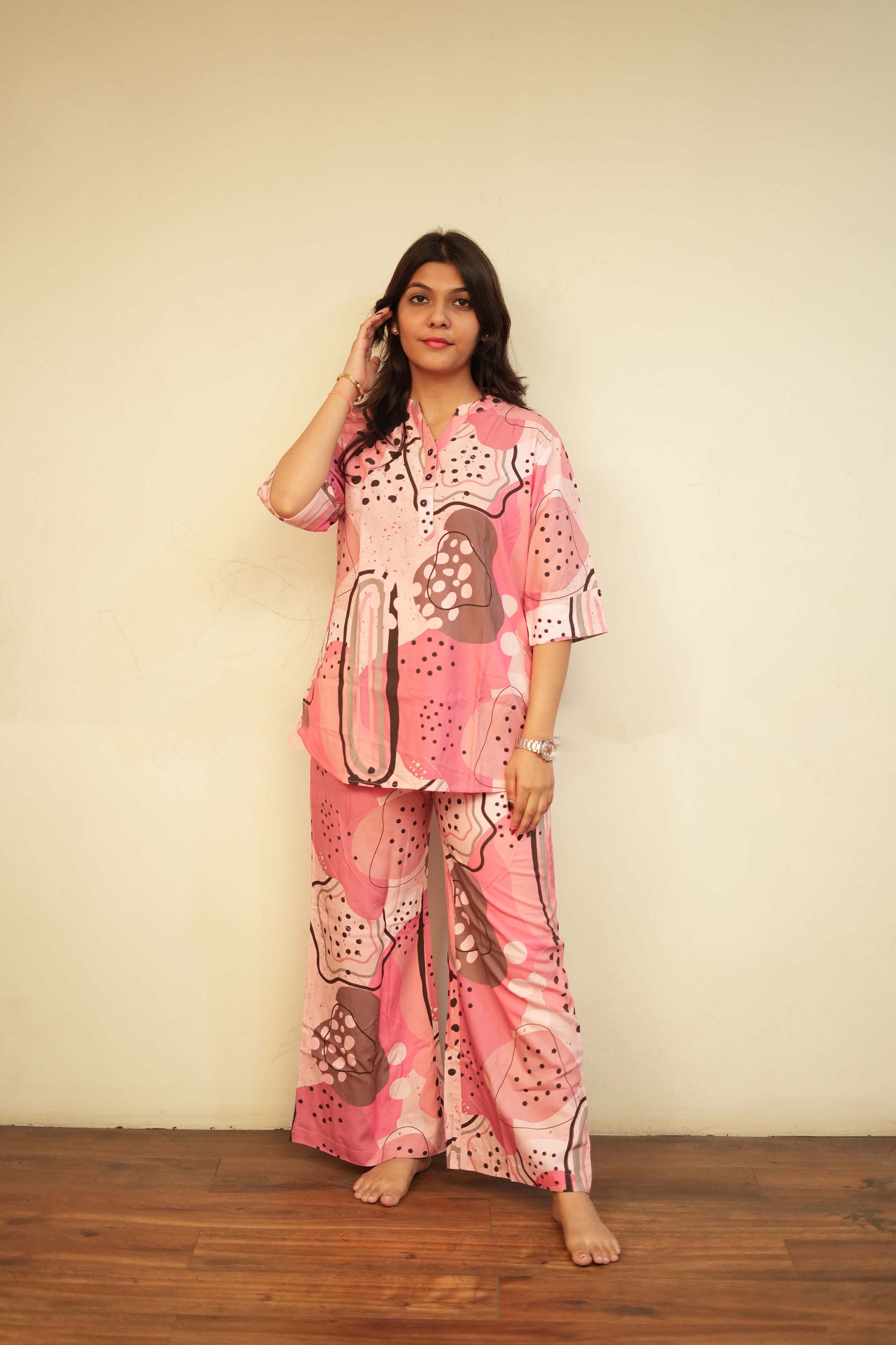 Abstract Artistic Kurta & Palazzo Set