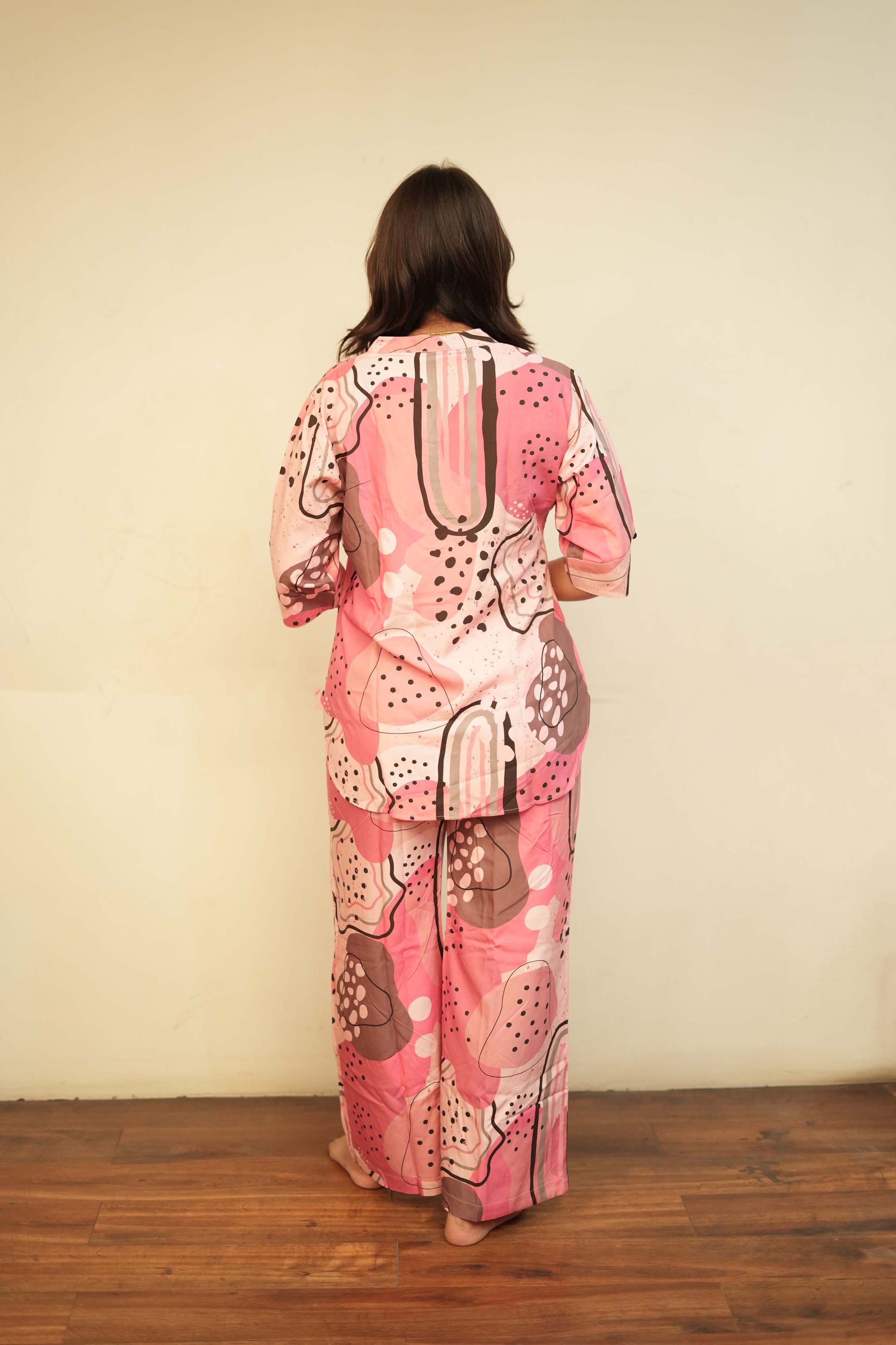 Abstract Artistic Kurta & Palazzo Set