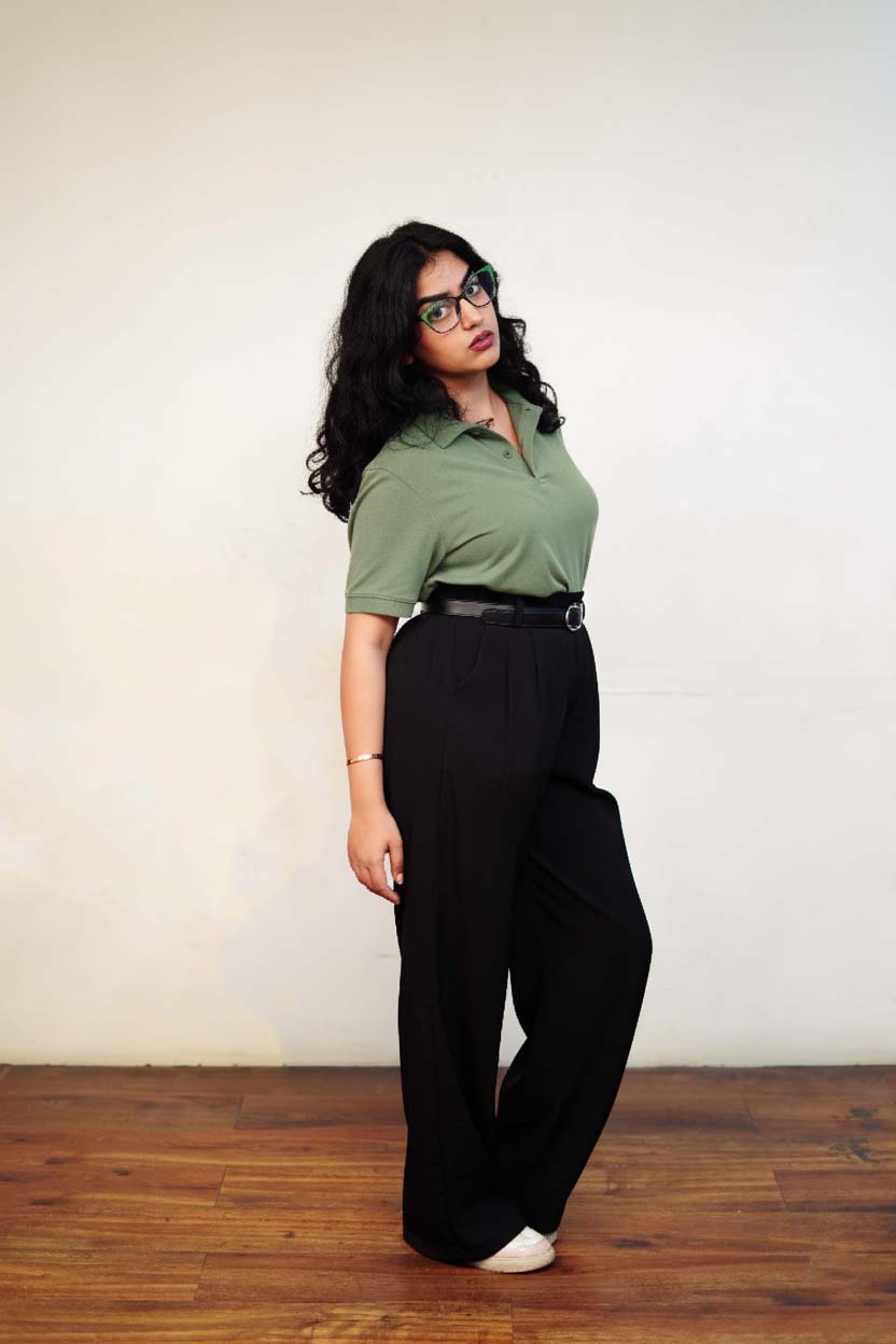 Women’s Sea Green Polo T-Shirt – Regular Fit, Half Sleeve