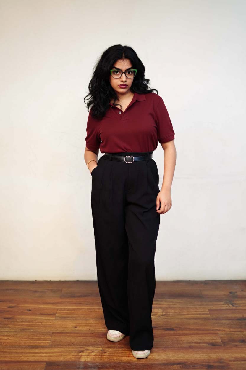 Women’s Maroon Polo T-Shirt – Regular Fit, Half Sleeve