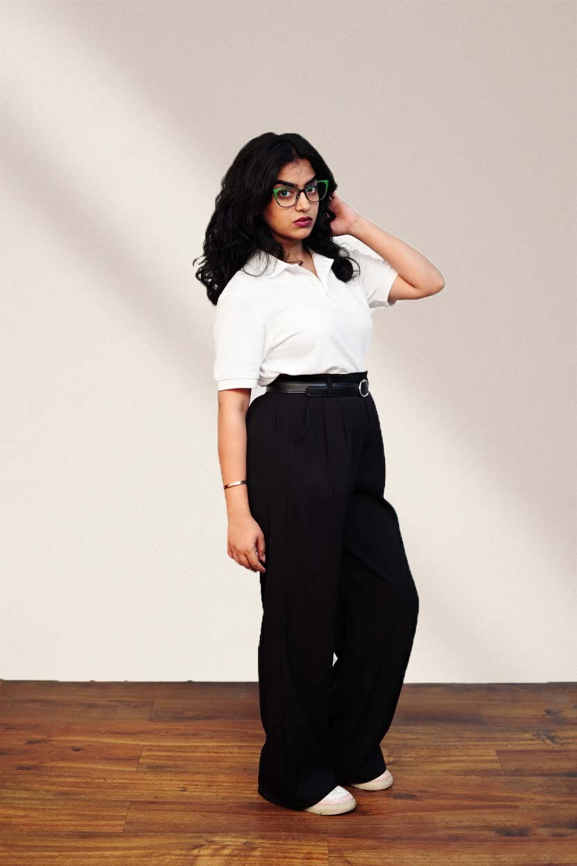 Women’s White Polo T-Shirt – Regular Fit, Half Sleeve