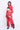 GroHood Coral Tropic Co-ord Set – Printed Tunic & Wide-Leg Pants