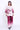 Women Pink Floral Printed Kurti with Ombre Palazzo Co-ord Set