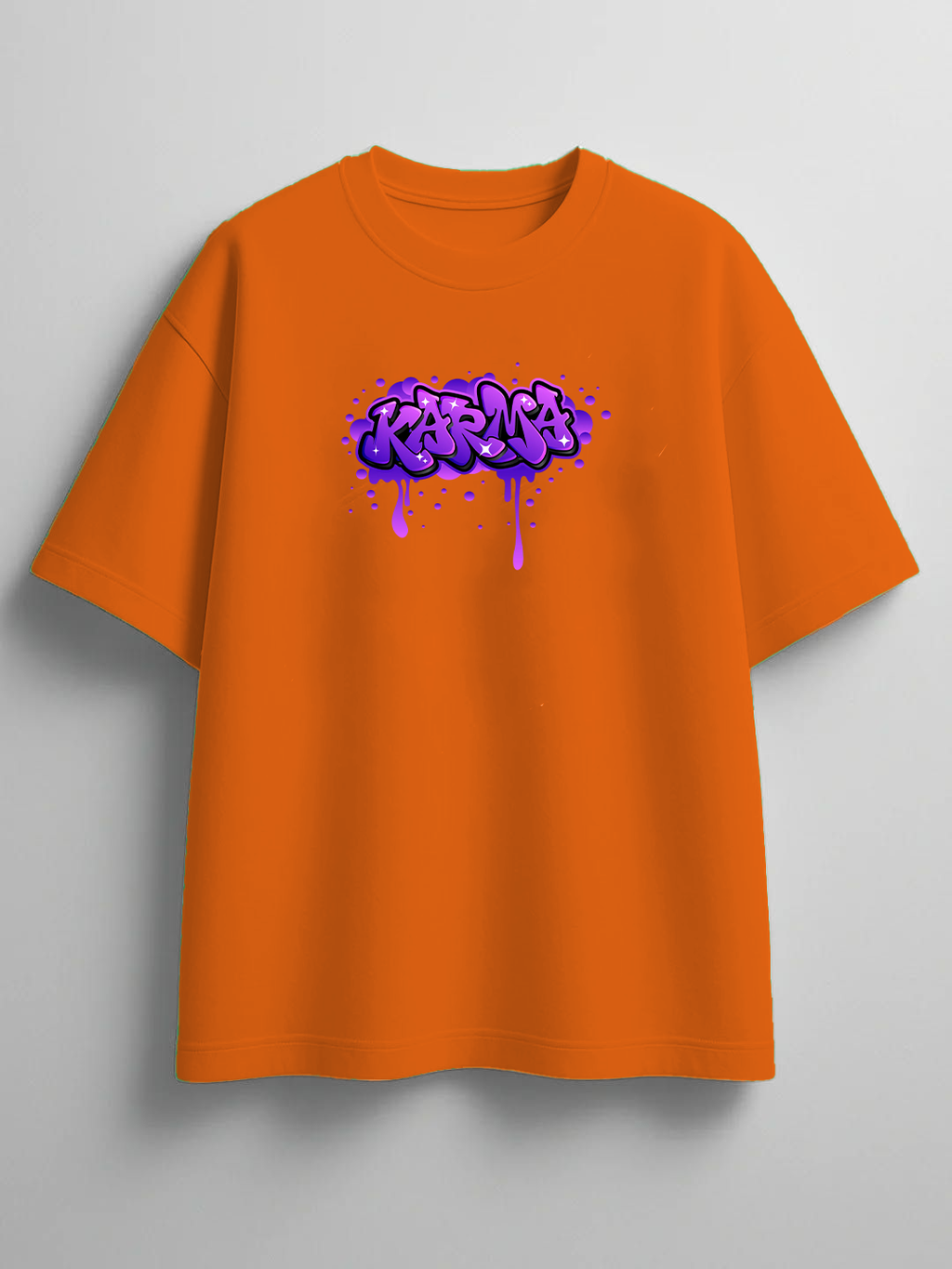 Men's Black 'MAKING SPRIT BRIGHT ' Graphic Oversized T-Shirt