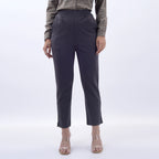 STRAIGHT FIT PLEATED TROUSERS WITH SPANDEX WFB1003