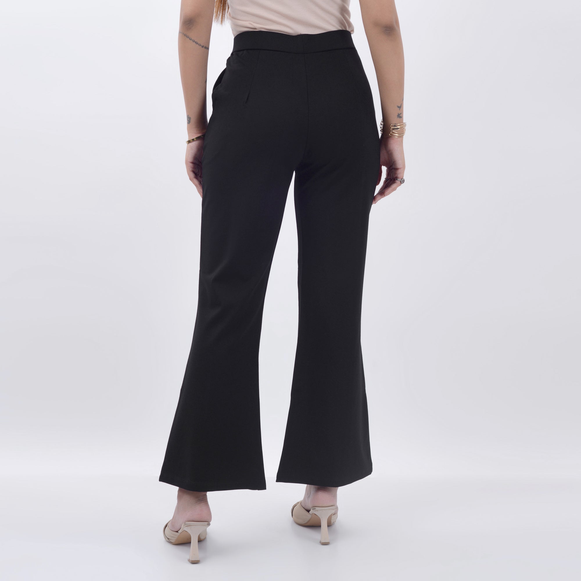 BOOT CUT TROUSERS WITH SPANDEX WFB1004