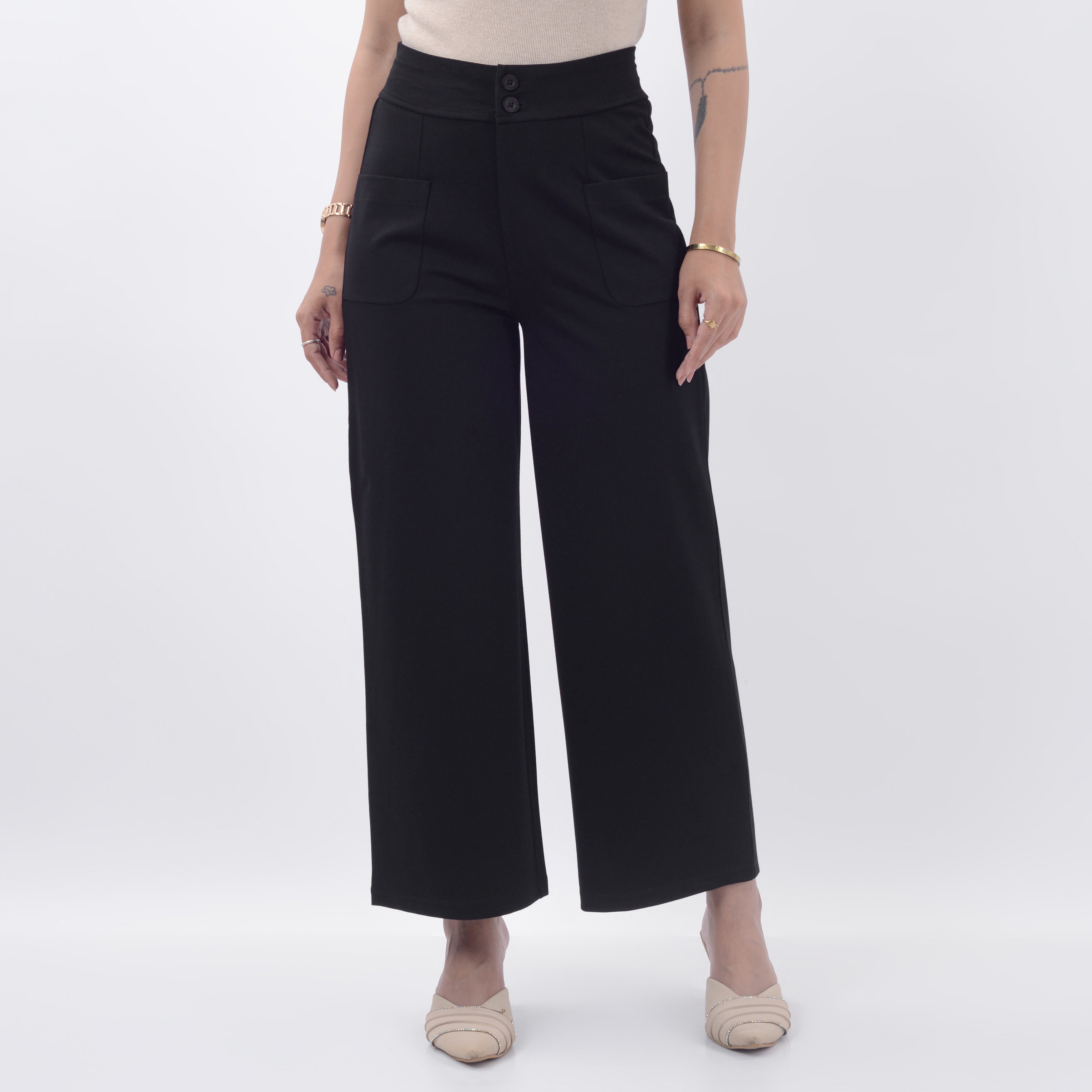 WIDE LEG FIT WITH SPANDEX WFB1015