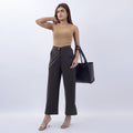 BROAD LEG PANTS WITH SPANDEX WFB1013