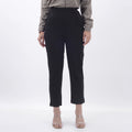 STRAIGHT FIT PLEATED TROUSERS WITH SPANDEX WFB1003
