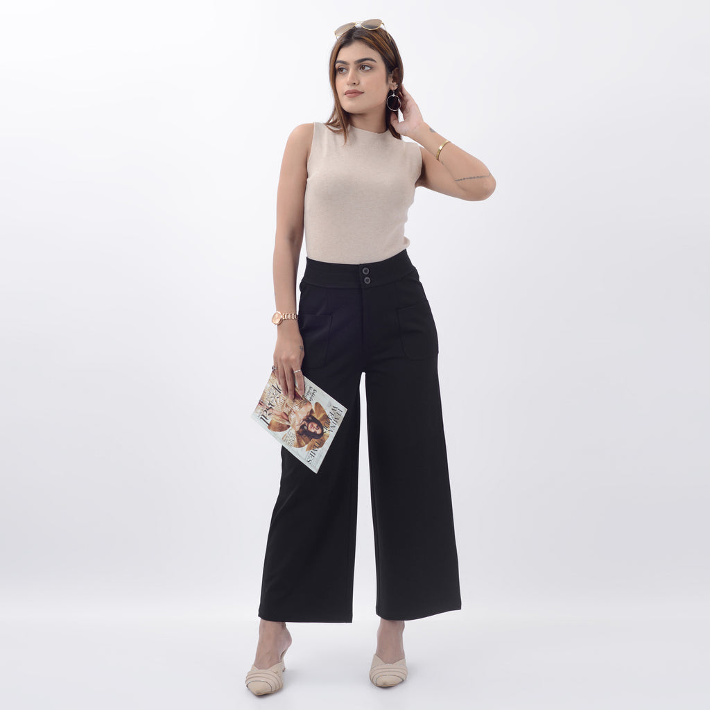 WIDE LEG FIT WITH SPANDEX WFB1015