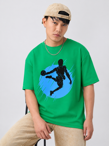 Men's Graphic Oversized T-Shirt