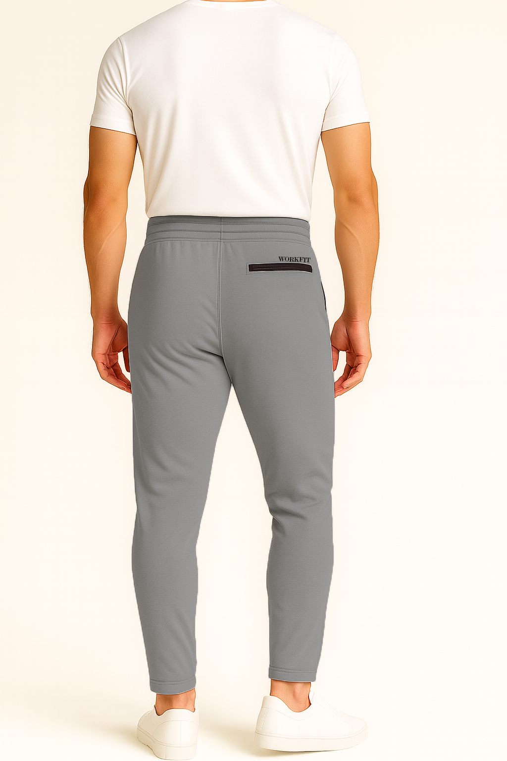 Men’s Slim-Fit Joggers with Adjustable Drawstring