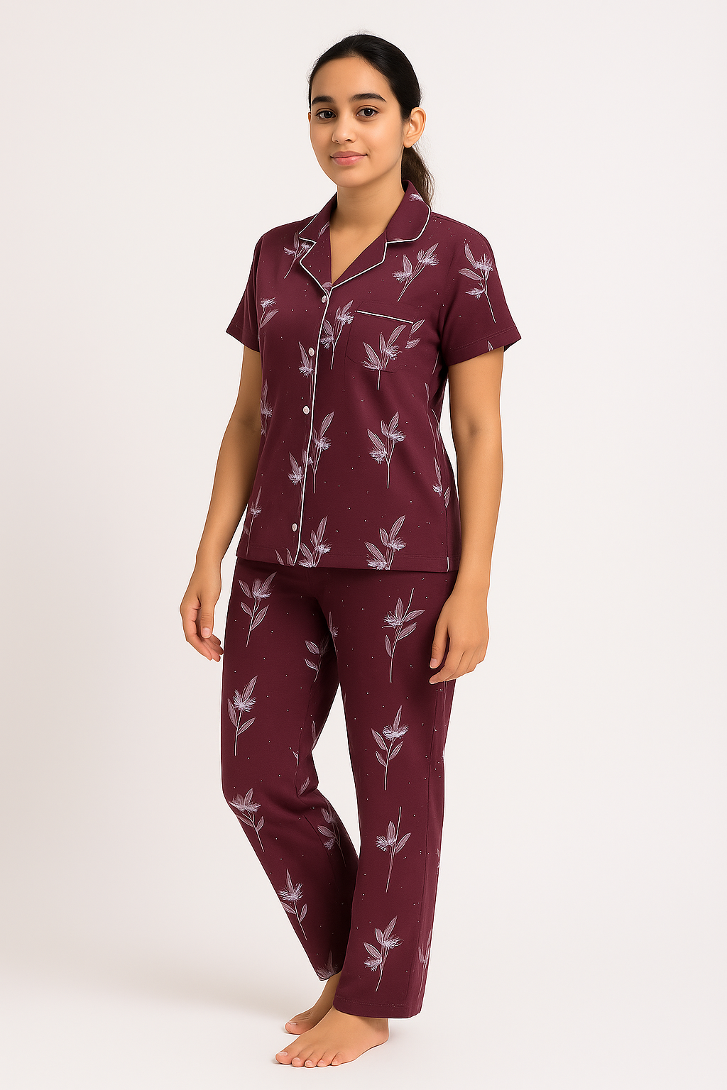 Floral Pajama Set