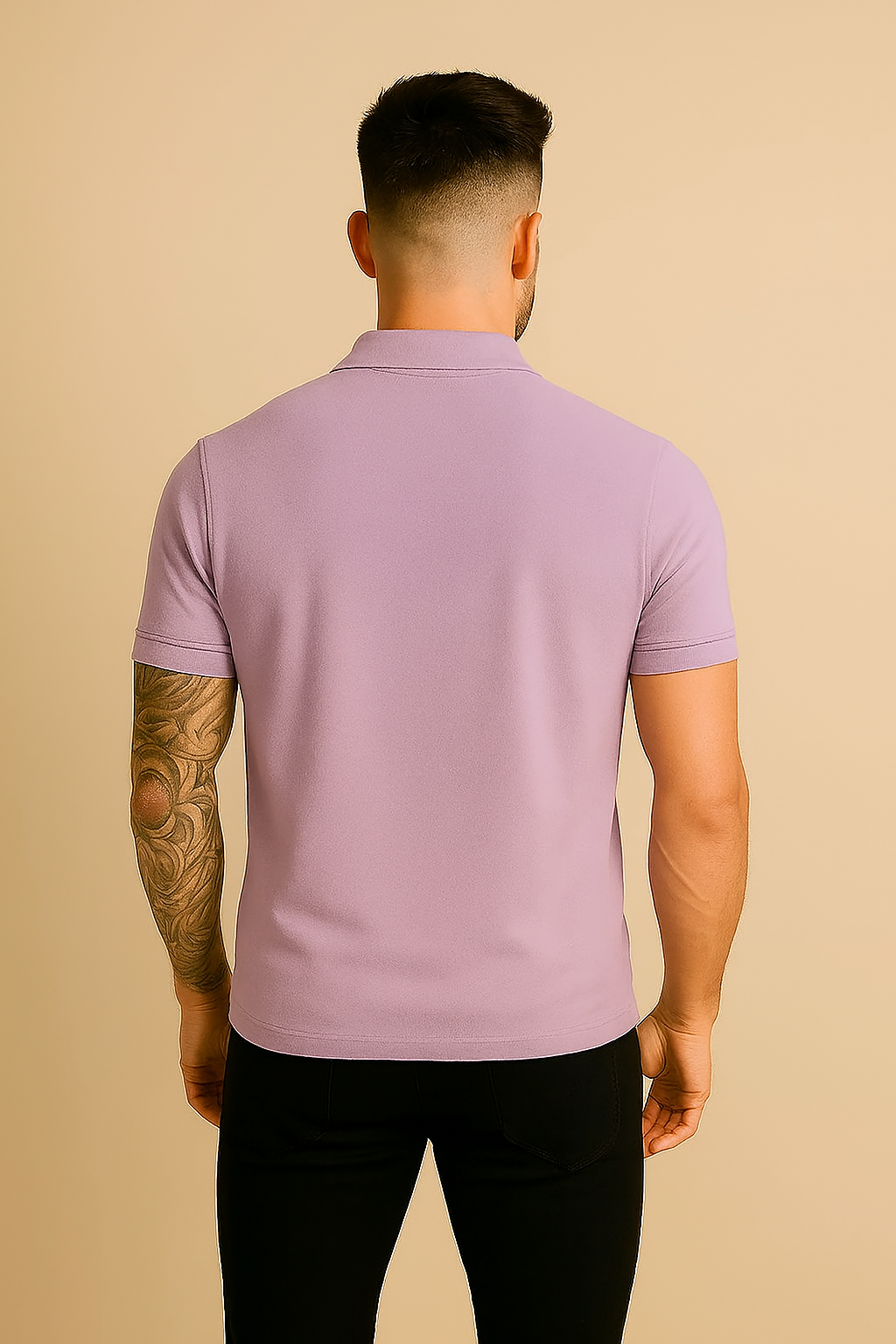 Lilac Polo Fit | Sleeve