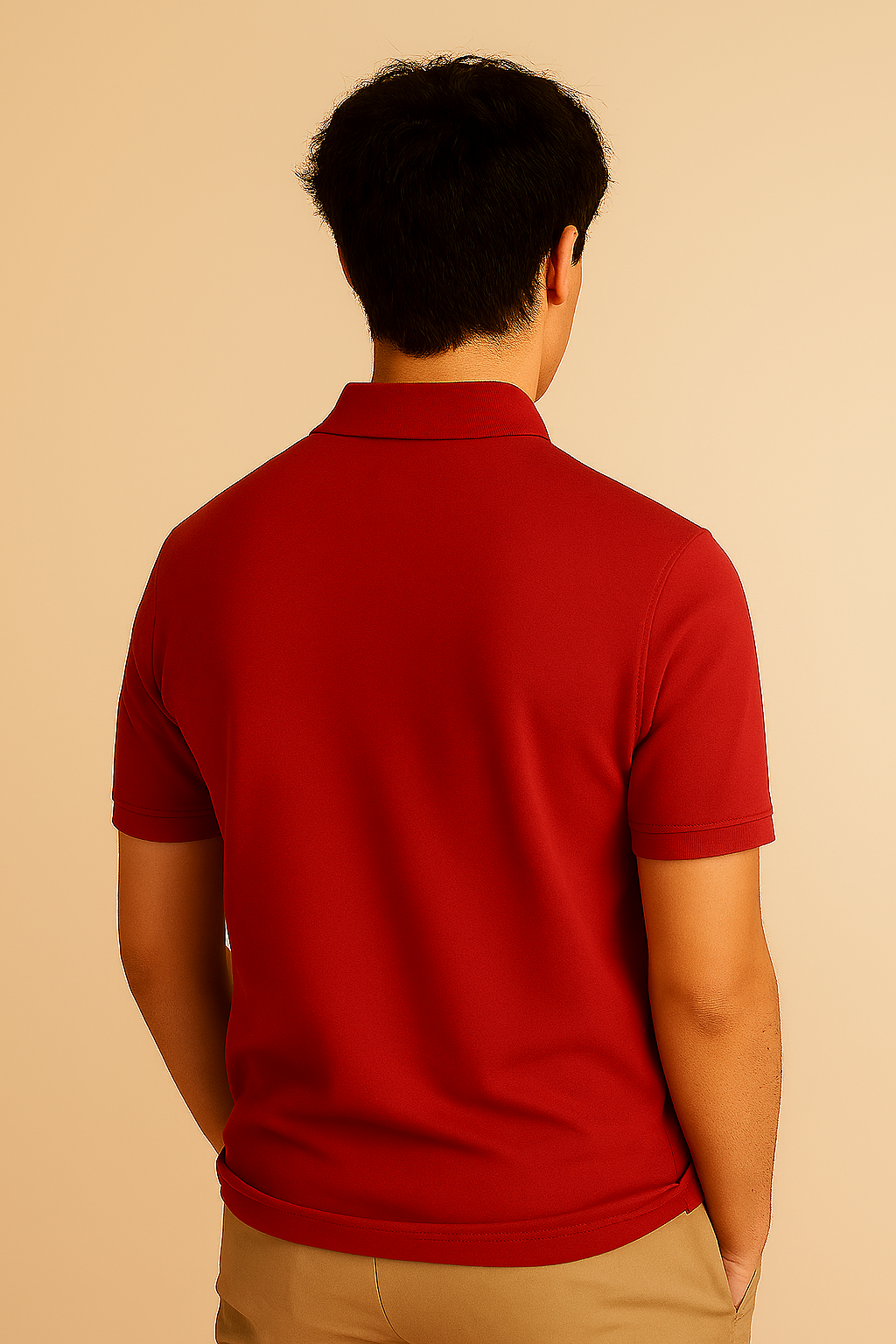 Maroon Mood Polo Fit | Sleeve