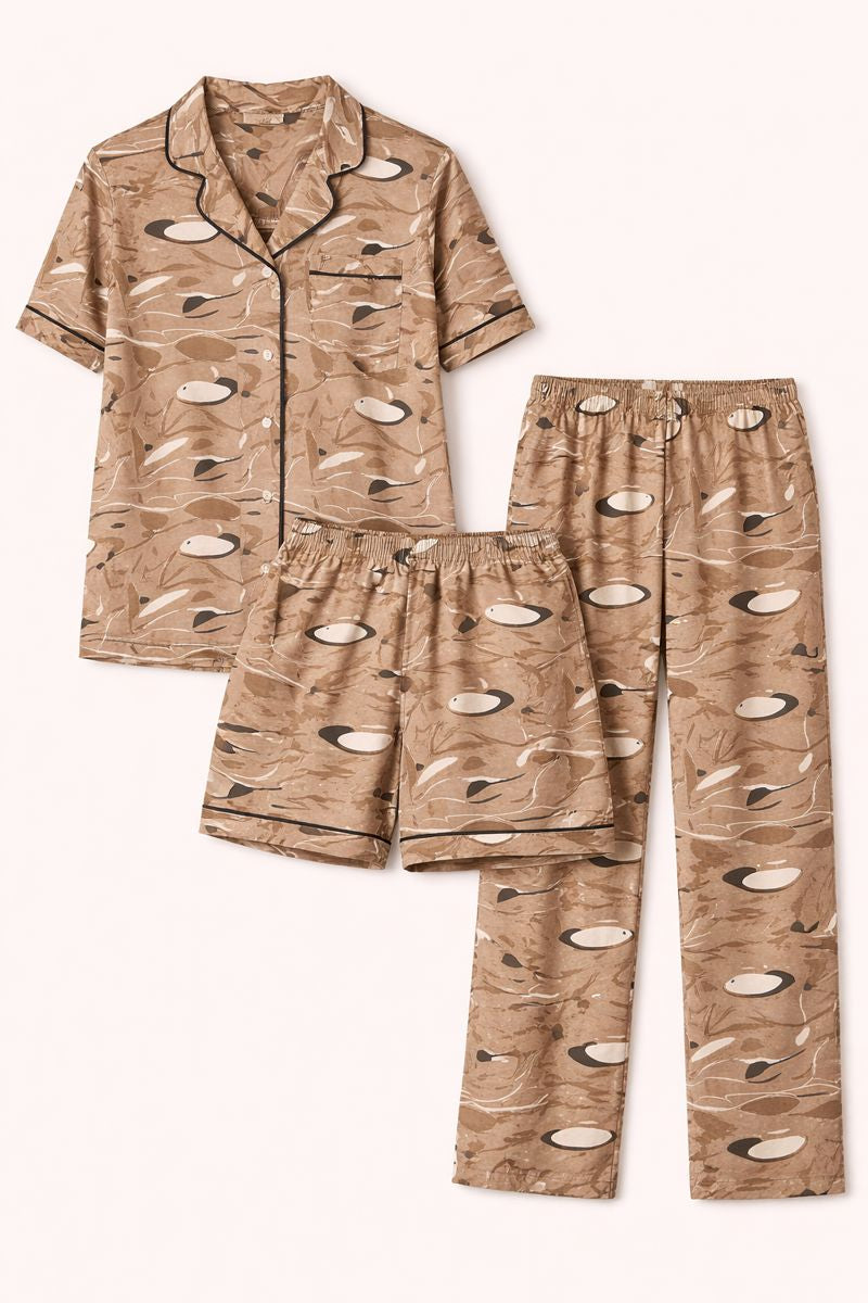 Brown Abstract Combo