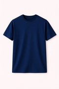 GroHood Oversized Tee – Deep Navy Classic