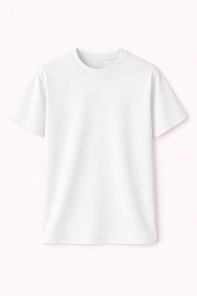 The Classic White – GroHood Oversized Streetwear Tee