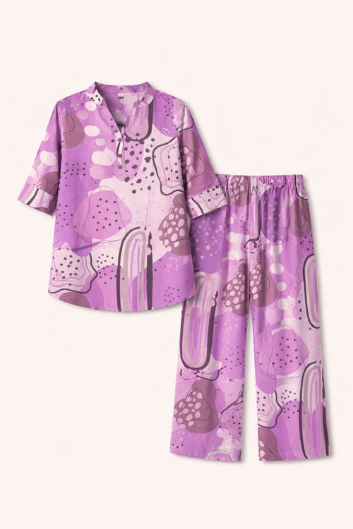 Abstract Artistic Kurta & Palazzo Set