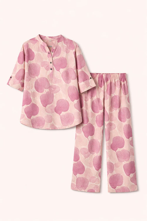 Abstract Block Print Kurta & Palazzo Set