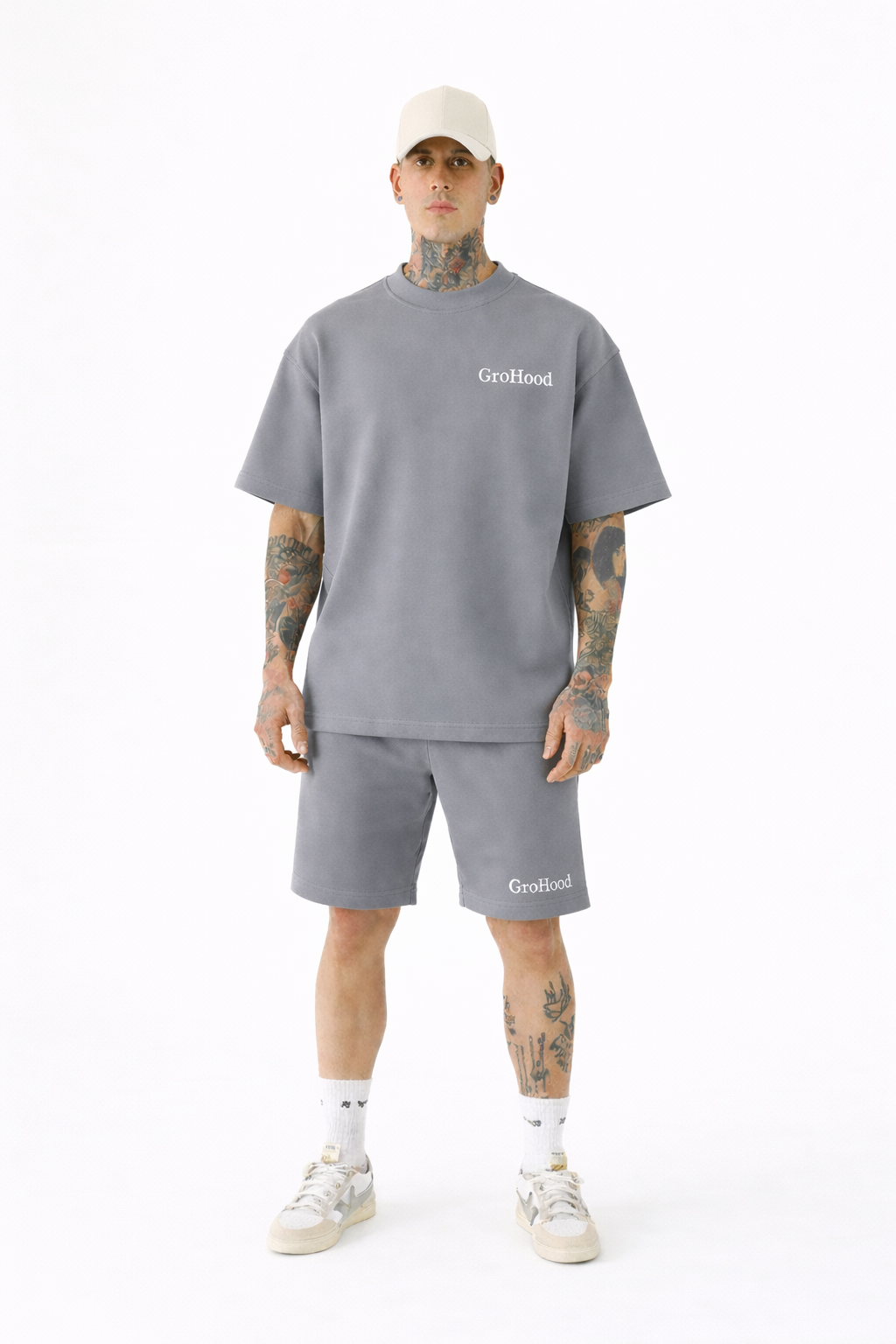 Men’s Grey Oversized Co-Ord Set