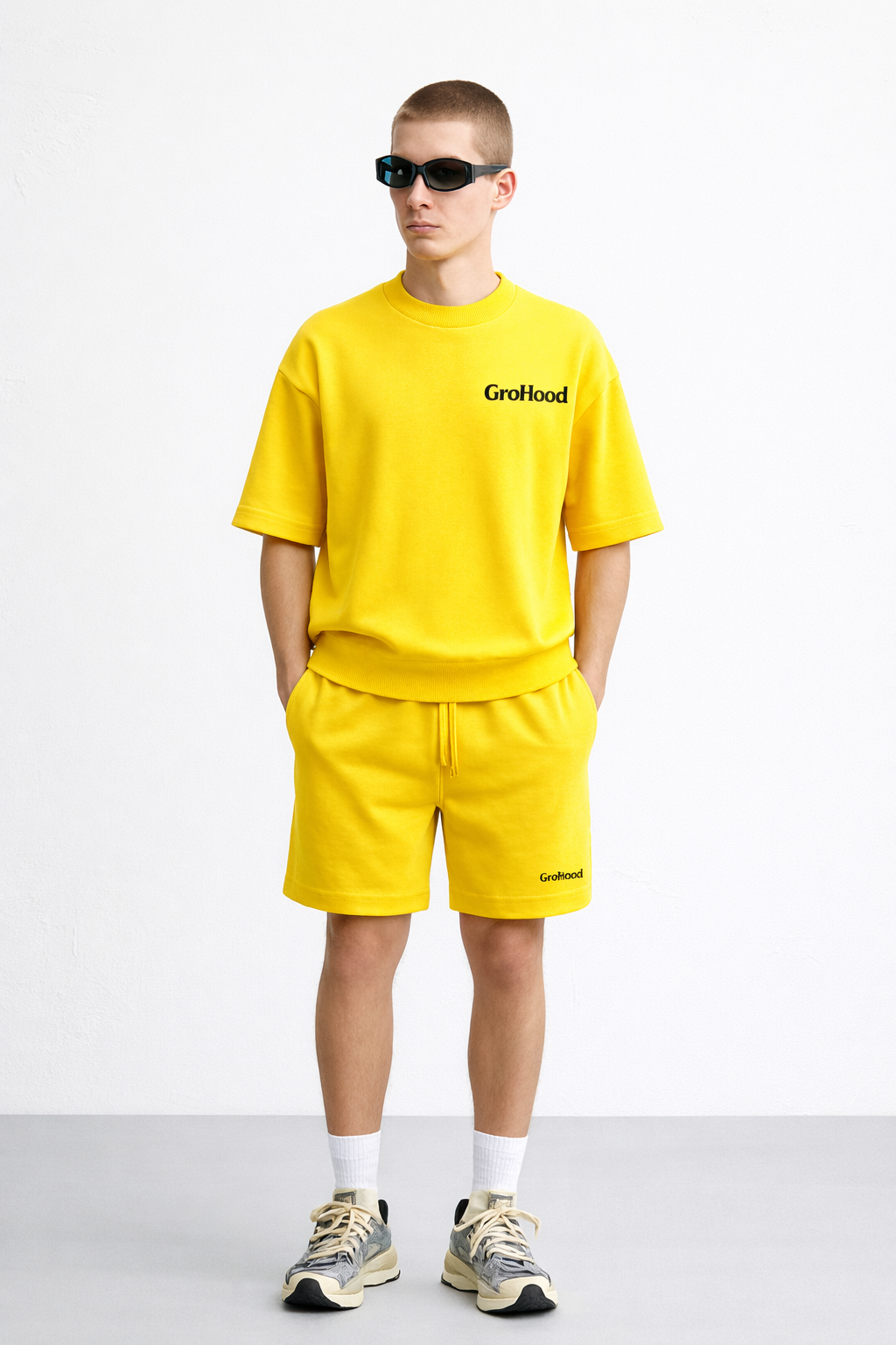 Men’s Yellow Oversized Co-Ord Set