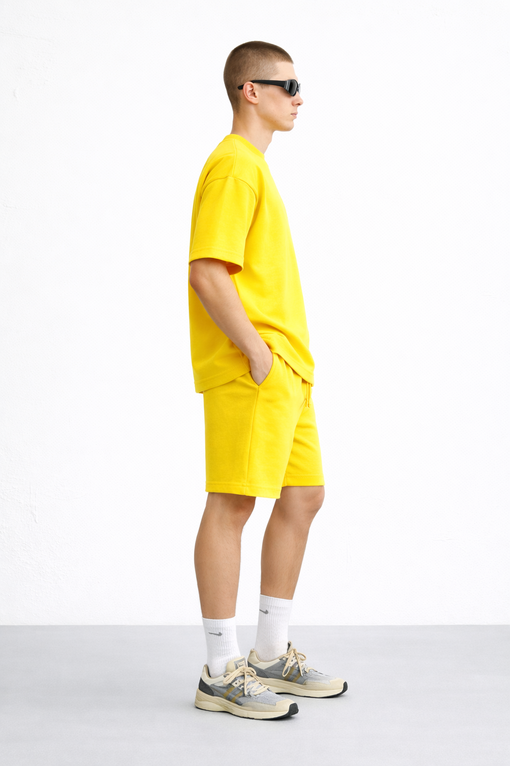 Men’s Yellow Oversized Co-Ord Set