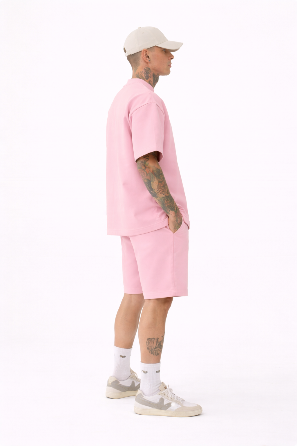 Men’s Pink Oversized Co-Ord Set