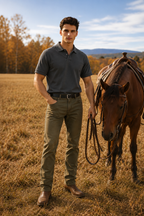 Men's Dark Grey Polo T-Shirt - Regular Fit, Half Sleeve