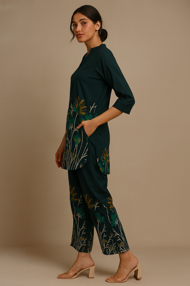 Floral Printed Kurta Set