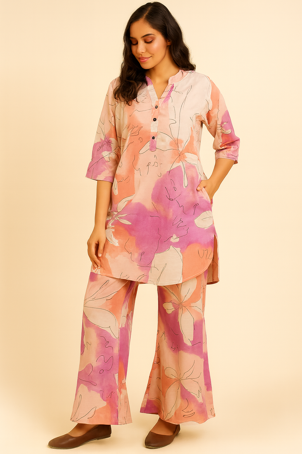 Pastel Floral Co-ord Set