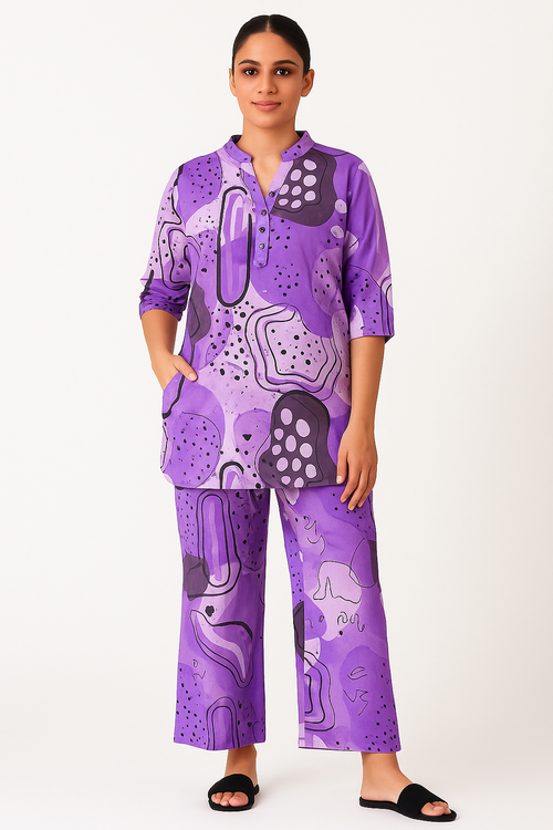 Abstract Artistic Kurta & Palazzo Set