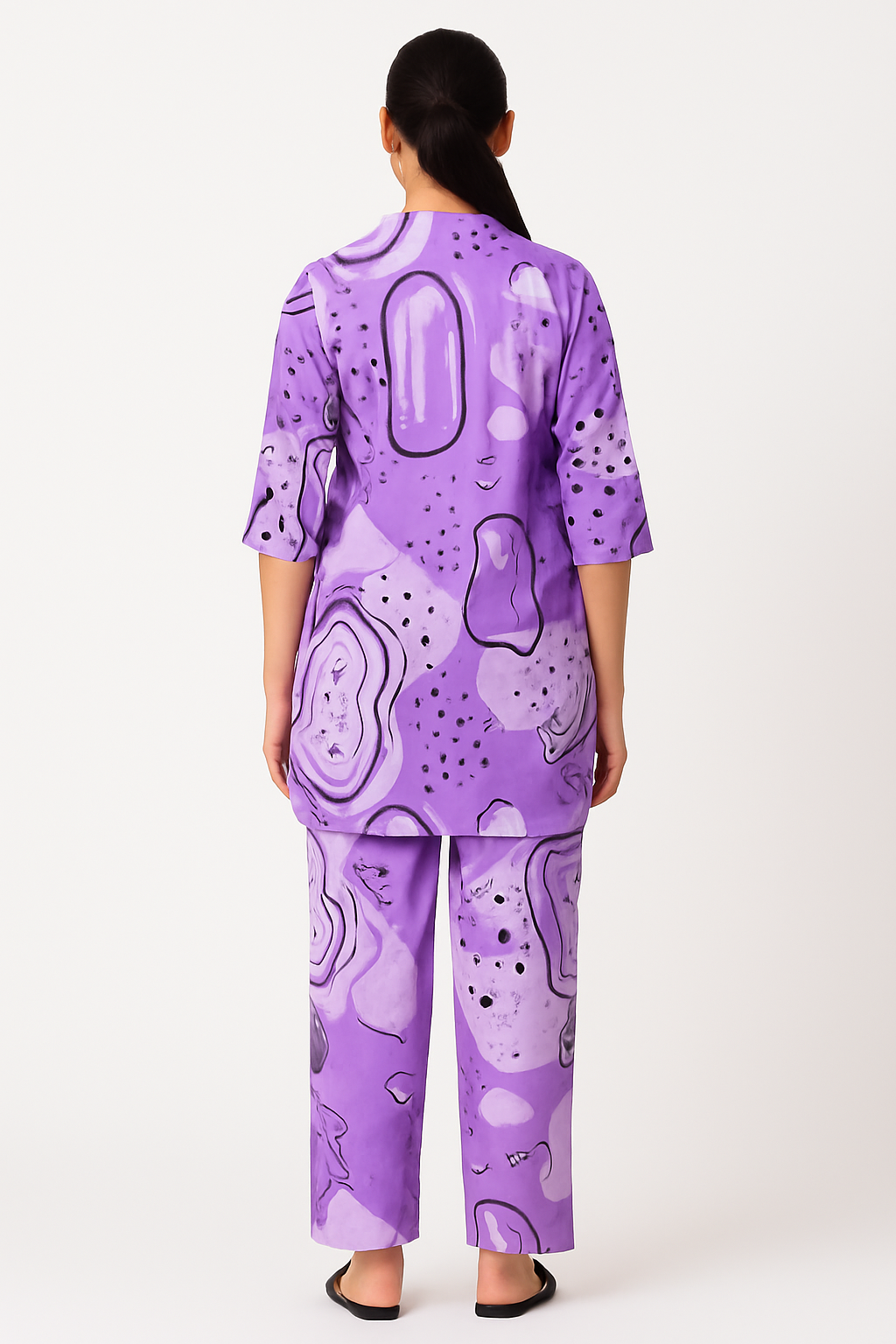 Abstract Artistic Kurta & Palazzo Set