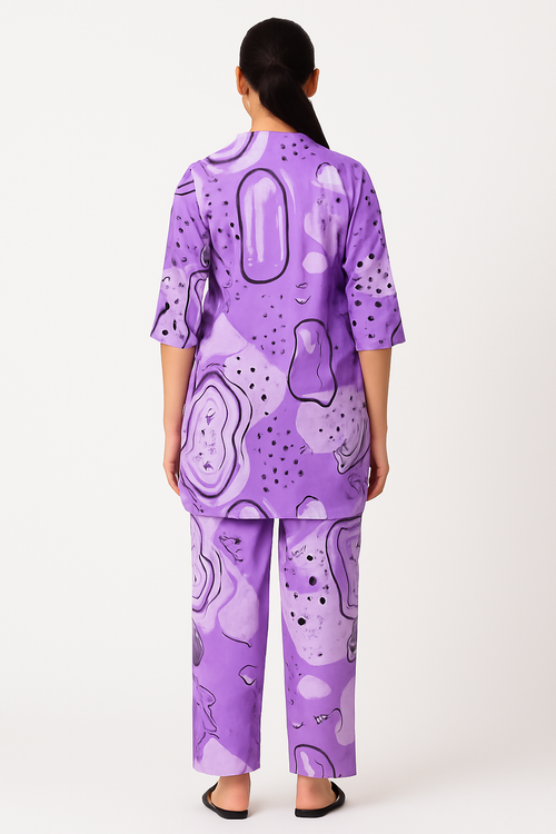 Abstract Artistic Kurta & Palazzo Set