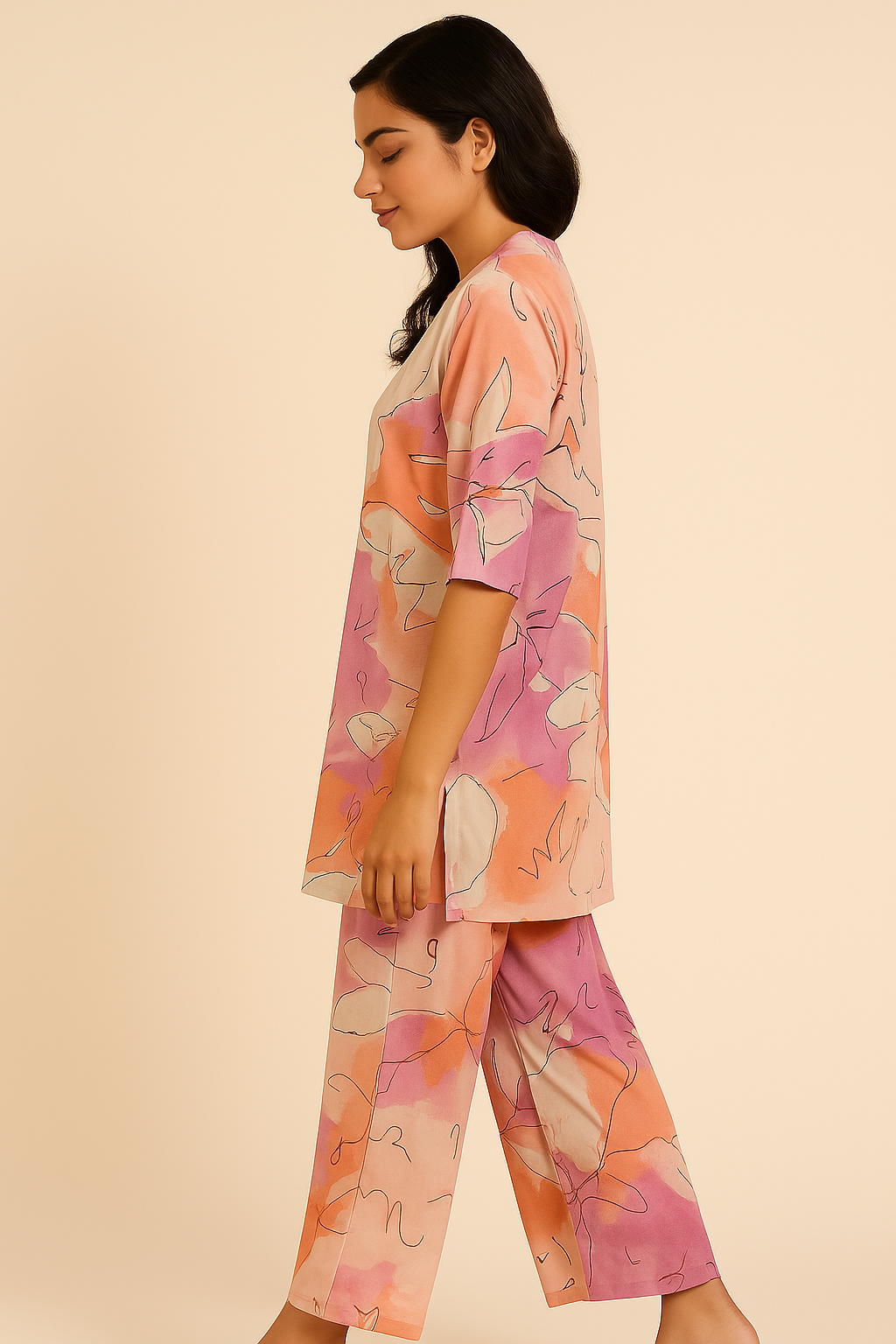 Pastel Floral Co-ord Set