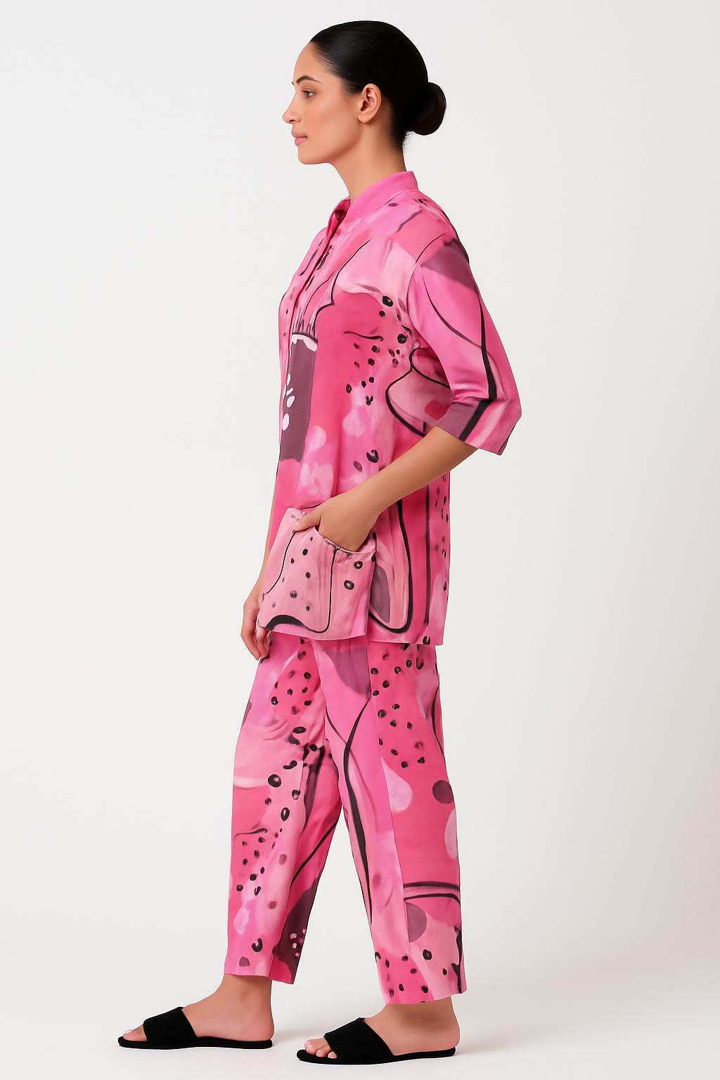 Abstract Artistic Kurta & Palazzo Set