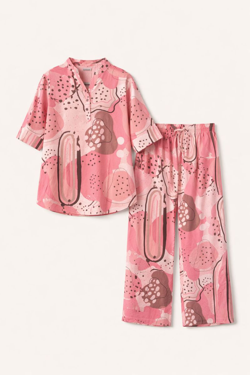 Abstract Artistic Kurta & Palazzo Set