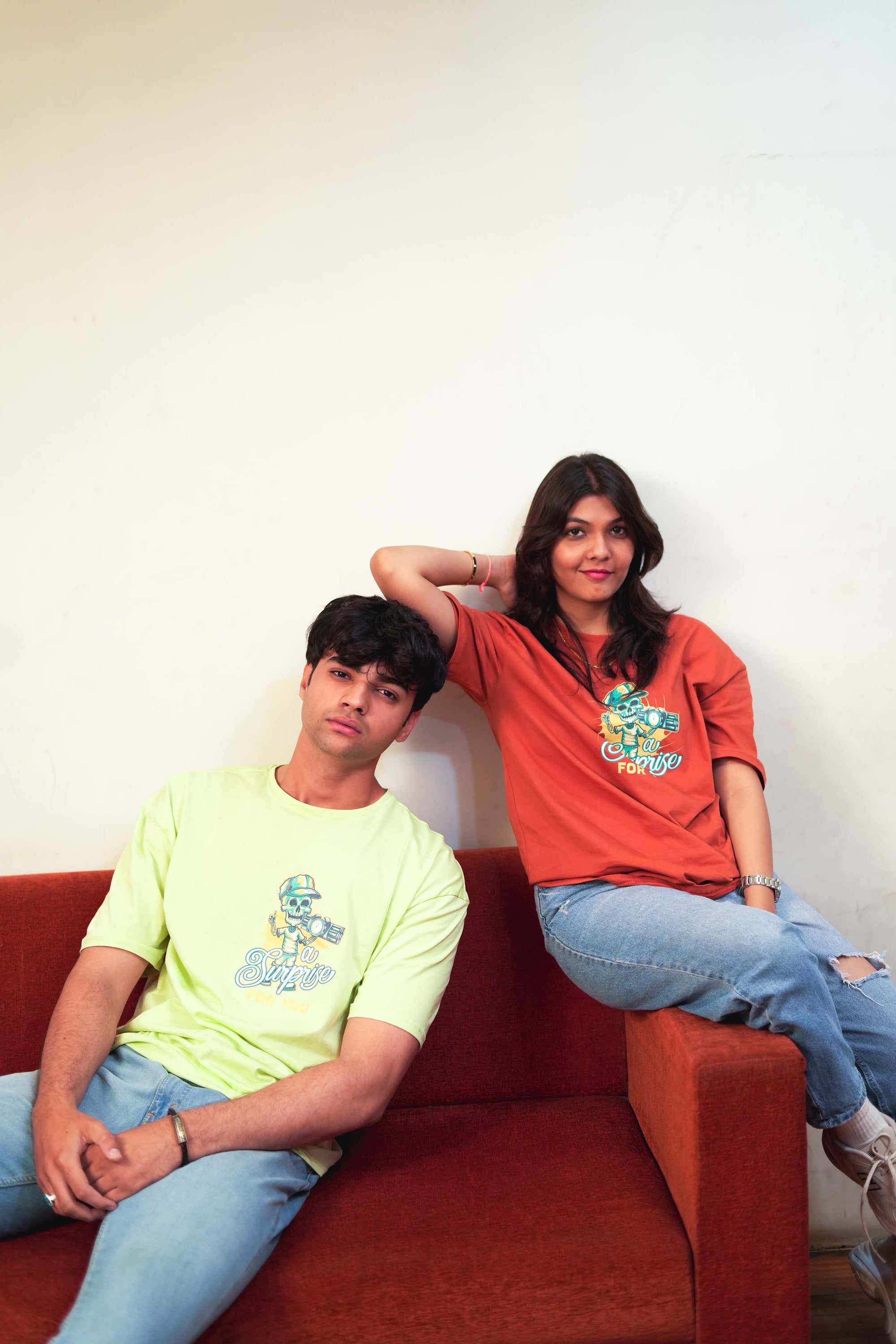 Unisex Neon Lime Graphic RoundNeck Tee – A Surprise For You