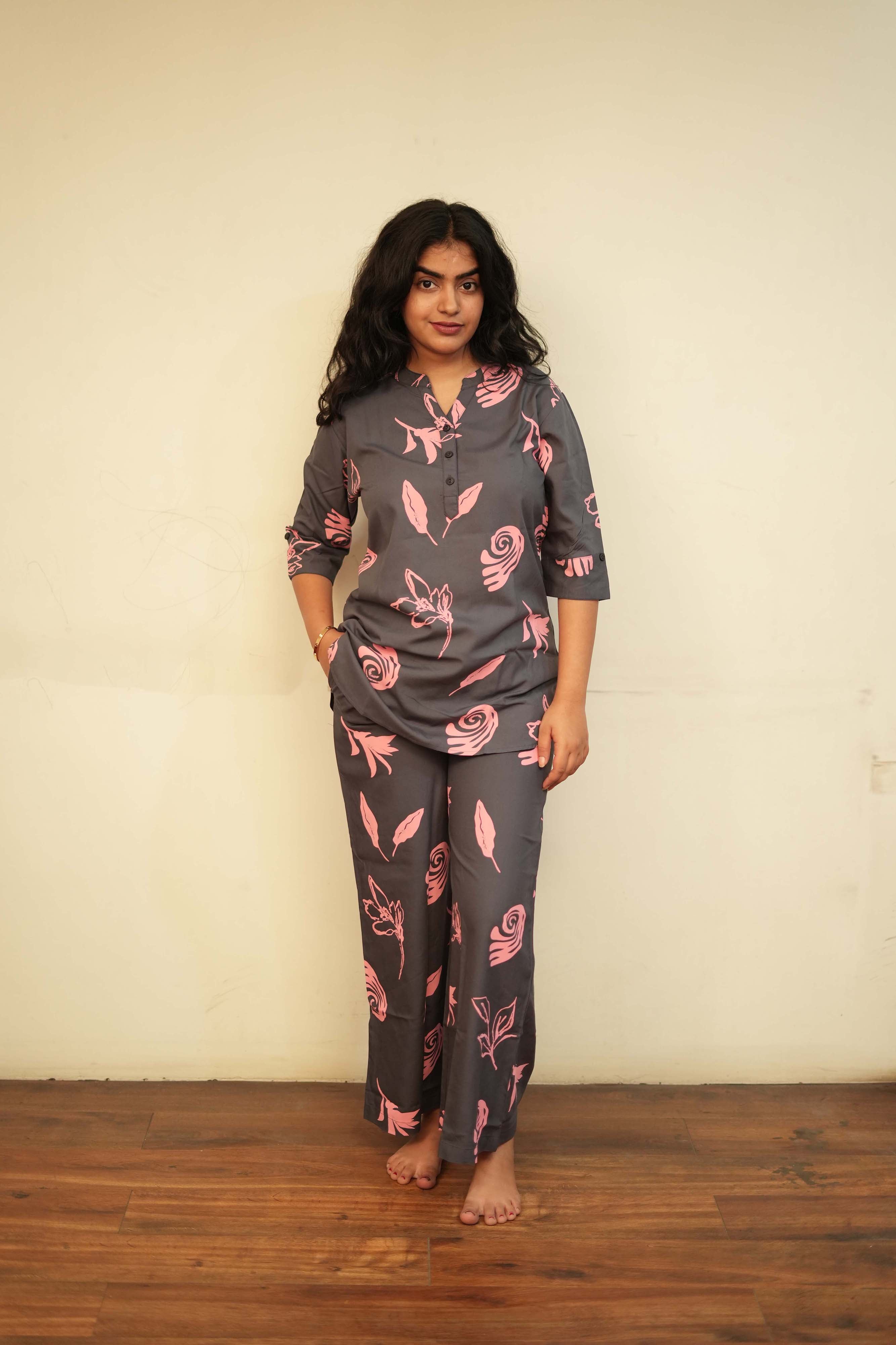 Floral Abstract Kurta & Palazzo Set