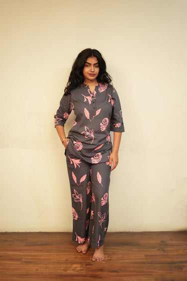 Floral Abstract Kurta & Palazzo Set
