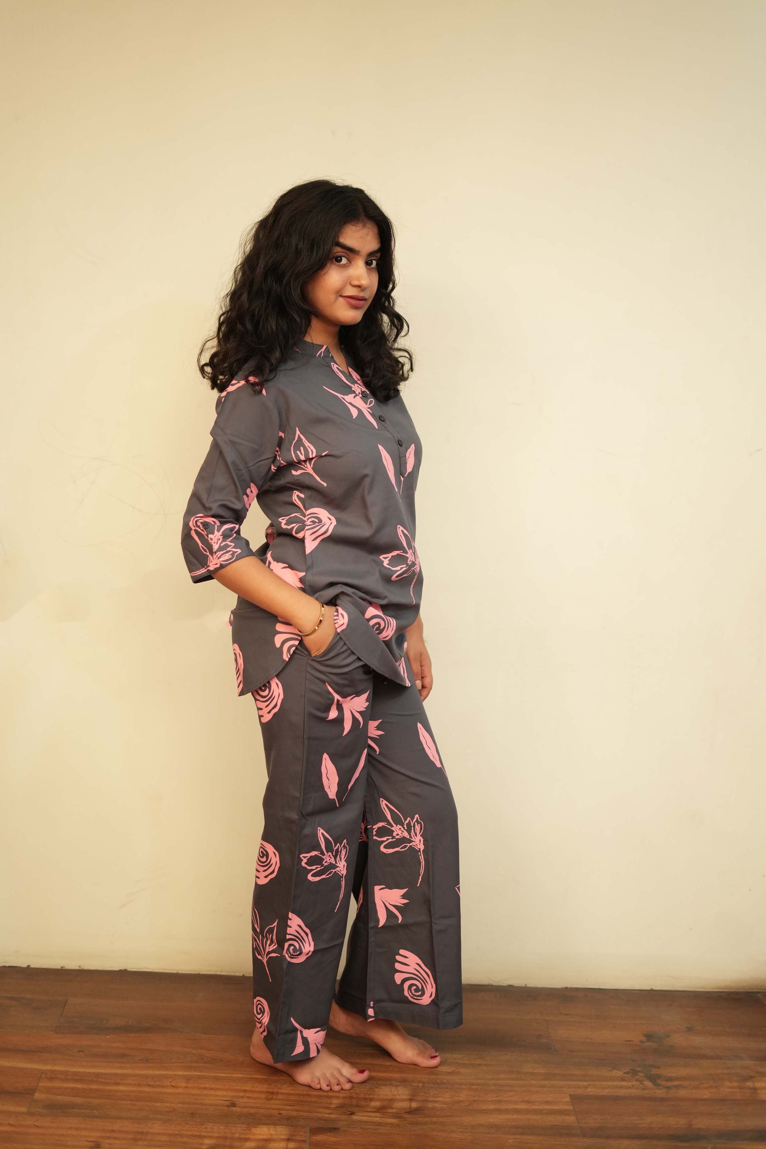 Floral Abstract Kurta & Palazzo Set