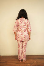 Abstract Block Print Kurta & Palazzo Set